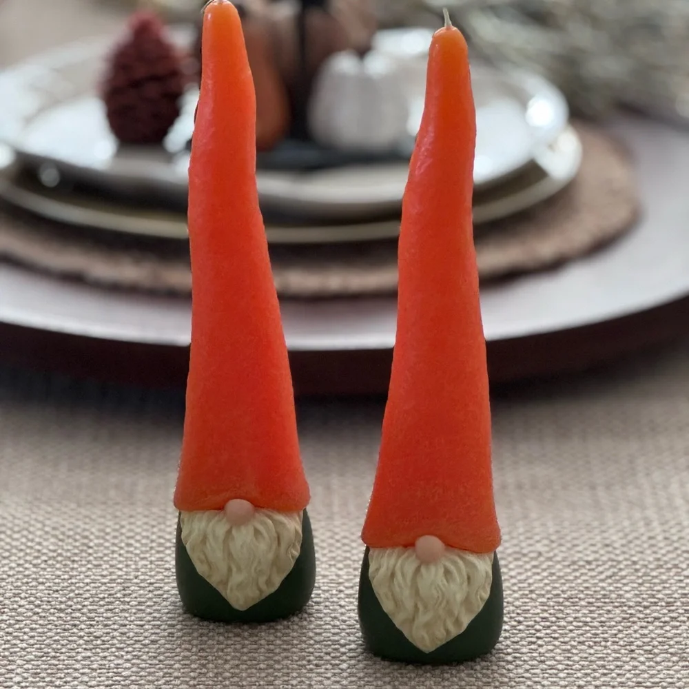 Gnome Place Like Home Candles- 2 candles in box.